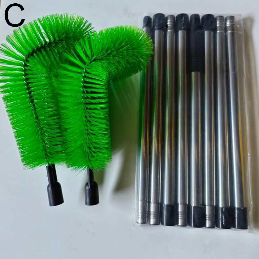 Gutter Cleaning Brush Roofing Tool Easy Remove Telescopic Extendable Pole Roof Drain Sink Filter Brush Sewer Brush