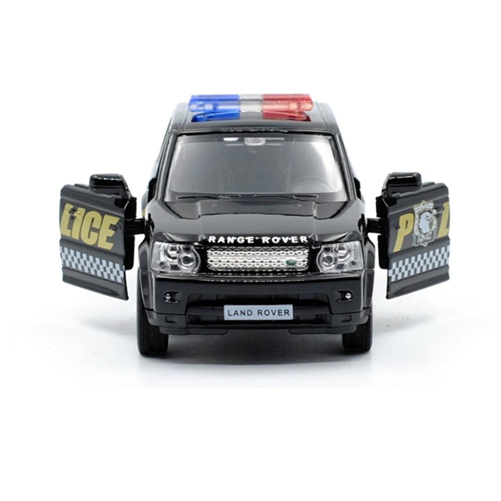 1/36 Scale Land Rover Range Rover Police SUV Vehicle Toy Car Alloy Diecast Car Model Toy with Pull Back for Children Gifts Toy Collection