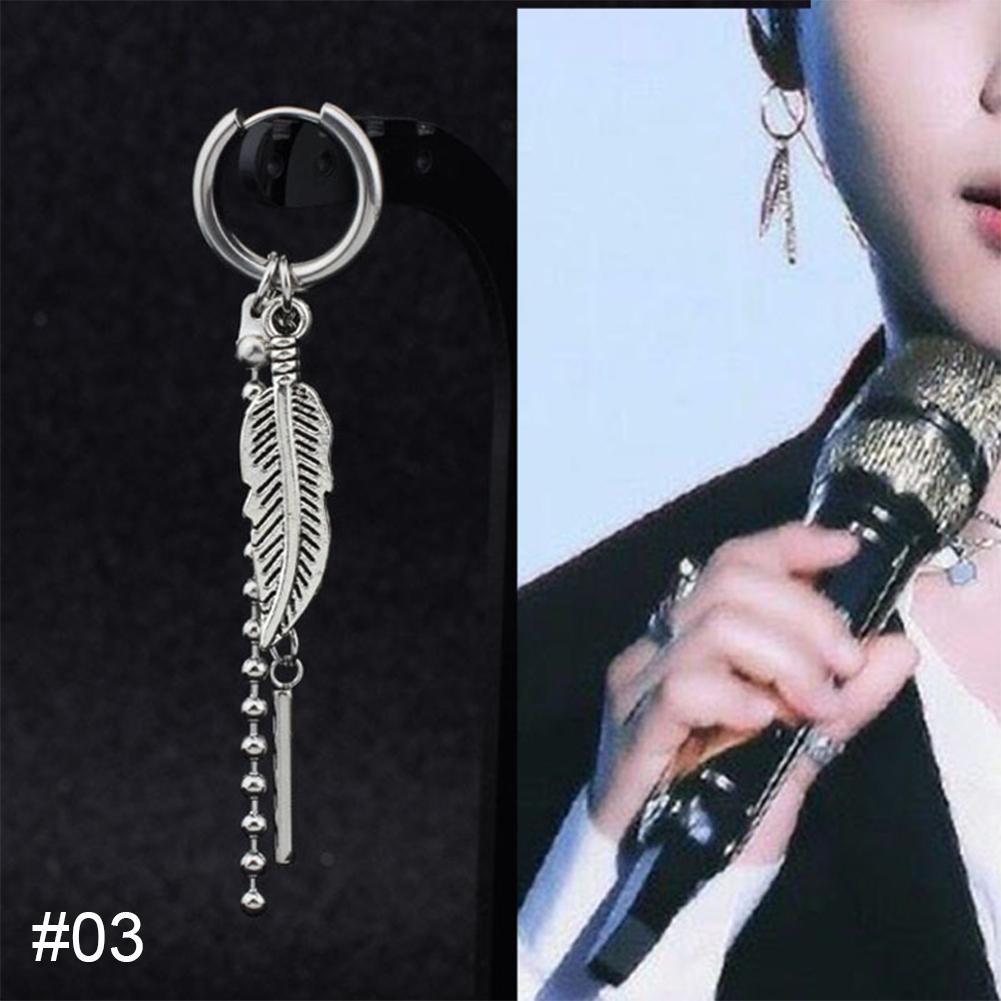 

Чоловічі сережки Сталевий колір Ланцюжок Геометрична бахрома Довгі чоловічі сережки Мода Прості аксесуари Ювелірні вироби 03