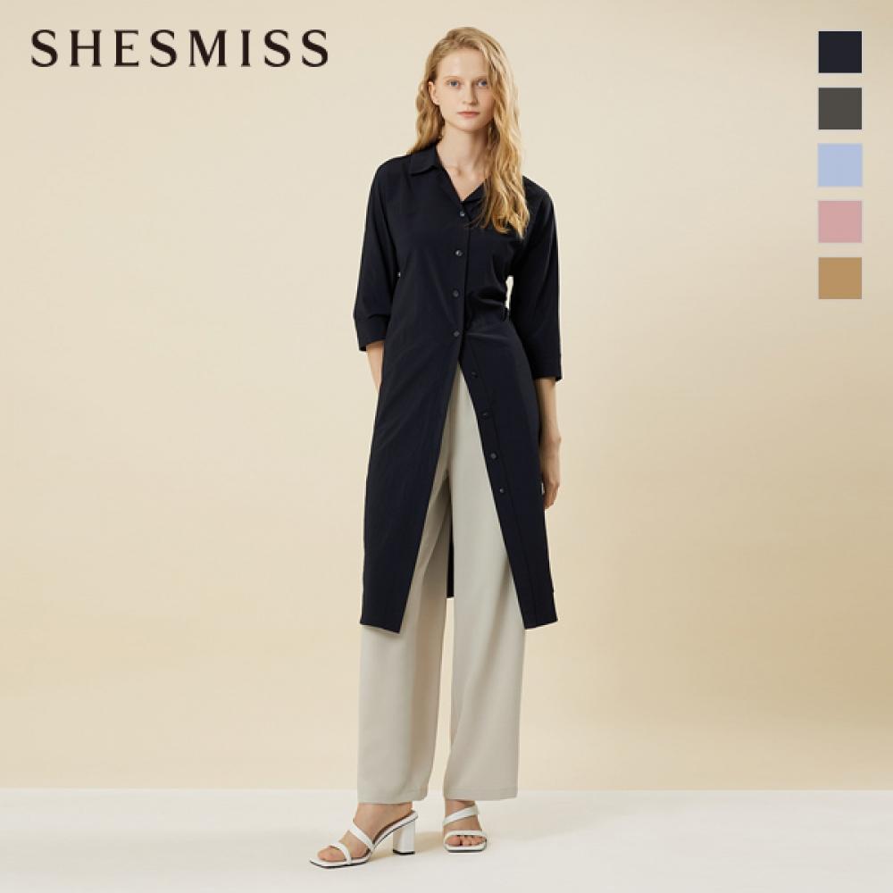 

She S miSS Open Collar Shirt dreSS Swwopn22080 light pink/55