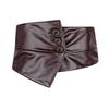 Cloth Wide Cummerbunds Button Western Cowboy Belt Gothic Wide Belt  Dress