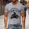 Funny Mountain Adventure Motorcycle T-shirts Harajuku Fashion Men T Shirt Adventure Before Dementia Shirts for Men Women