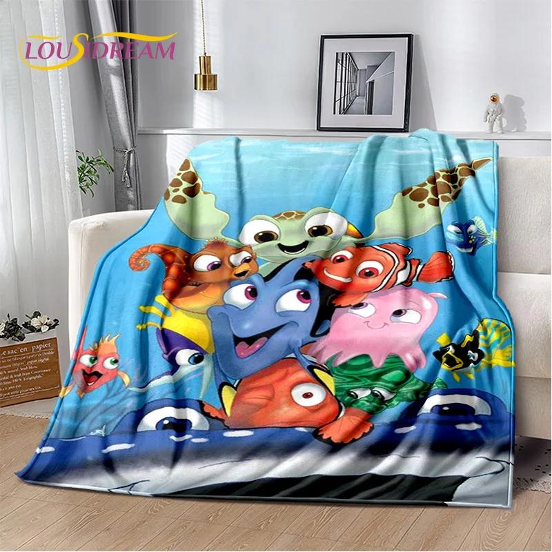 29 Style Cute Finding Nemo Cartoon Sea World Blanket,Flannel Soft Throw Blanket for Home Bedroom Bed Sofa Picnic Office Kid Gift