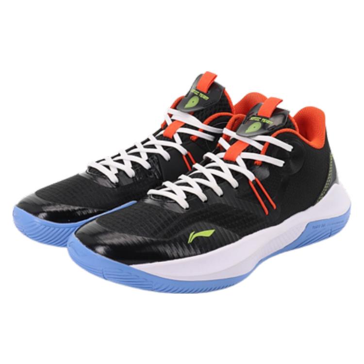 Li Ning SONIC Team LOW Textile, Synthetic Leather Cushioning Slip Resistant Abrasion Resistant Coverage Support Low top ABPS023-2
