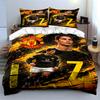 Manchester United Ronaldo Bedding Set Bedding Set (1 Duvet Cover, 2 Pillowcases, Duvet Not Included)