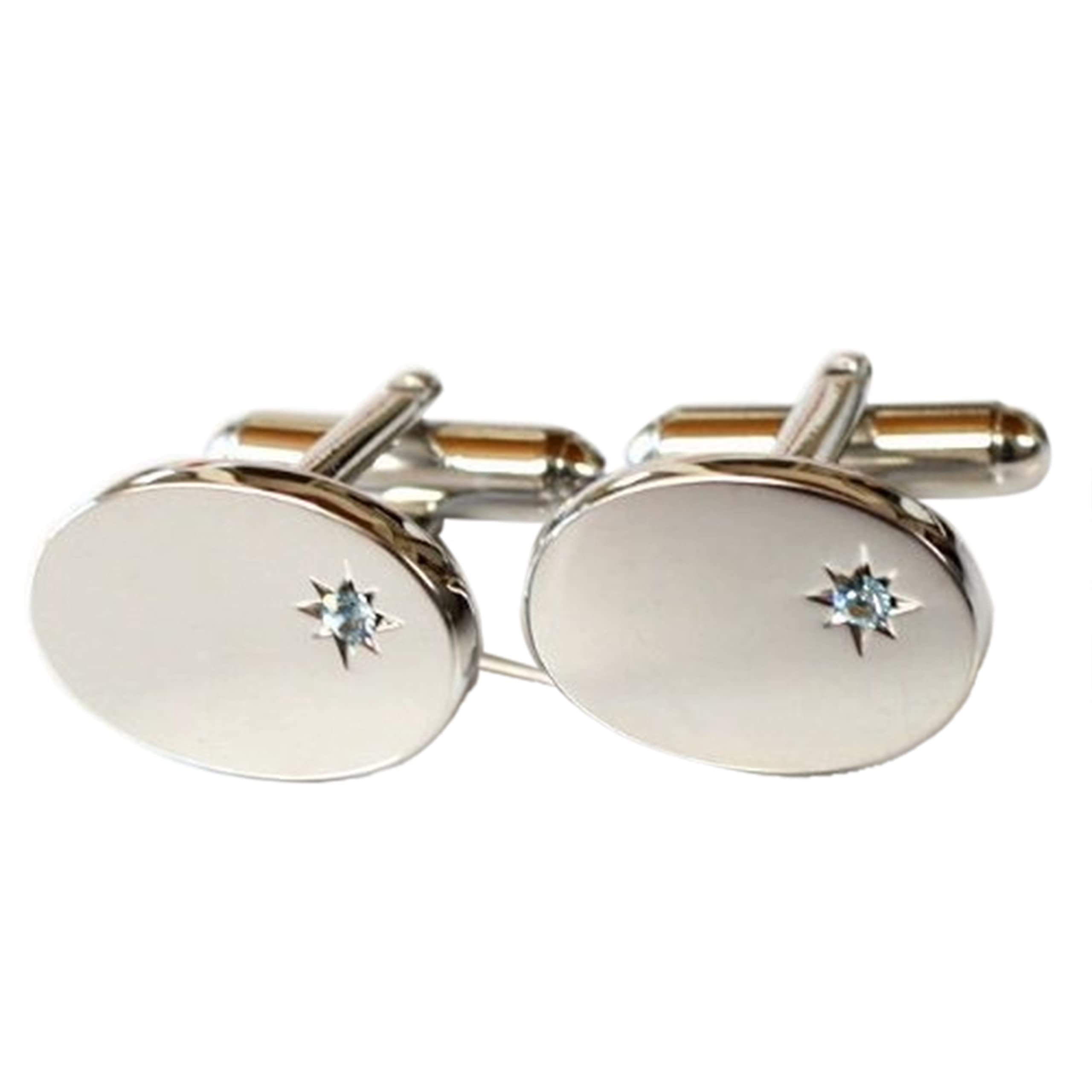 

Kamakura Cufflinks Workshop Aqua Crystal Cufflinks ec149 [Cufflinks/Cufflinks]