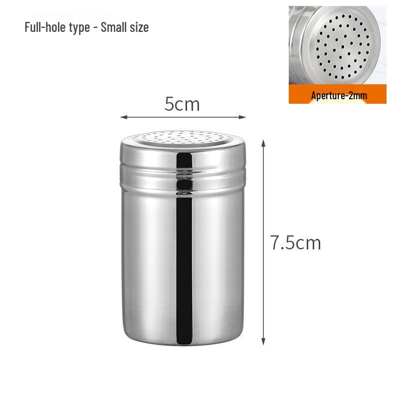 Stainless Steel Spice & Toothpick Holder Set – Food Grade Seasoning Jar & Pepper Container.