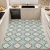 Kitchen Floor Mats Large Area Plaid Carpet Waterproof Oil-proof Rug Pvc Leather Non-slip Foot Mat Home Decoration Rugs Alfombrar