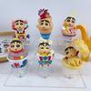 Dim Sum Time Xiaoxin Figure Cartoon Anime Crayon Xiaoxin Doll Tide Play Model Car Tabletop Ornament Gift