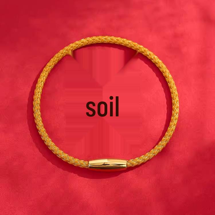 Five Elements Dragon Scale Couple Bracelet - Handwoven Magnetic Bangle, Qixi Gift