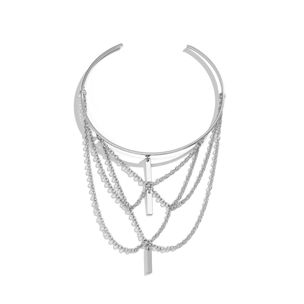 Punk Adjustable Arm Chain Metal Lanyard Tassel Arm Ring Resort Wind Beach Open Arm Bracelet