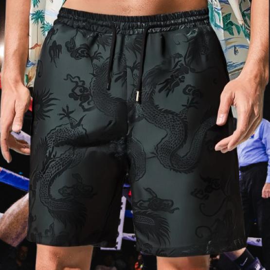 Dragon Muay Thai Boxing Kickboxing Shorts 3D Print Fighting Training Unisex Men Women Quick Dry Fitness Gym Sport Workout Casual Streetwear