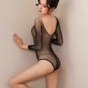 Sexy underwear sexy mesh clothes one-piece transparent fishnet socks bed passion temptation qqny