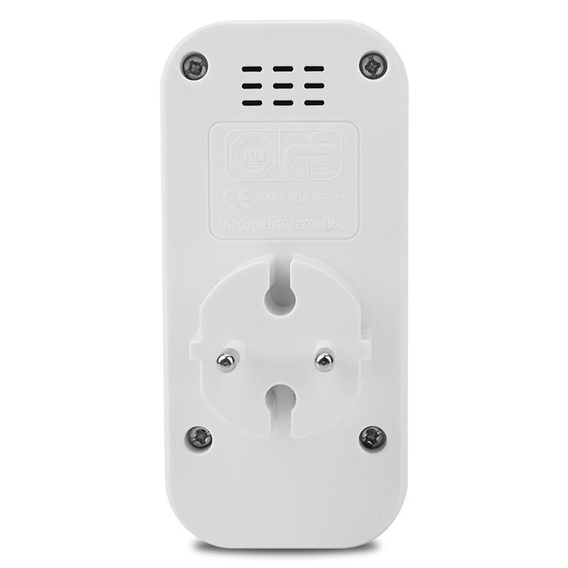 New EU Plug Adapter Conversion Plug Multifunctional Socket Portable Dual Usb Port German French Russian Universal Socket