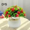 Artificial Potted Plants 31 Flower Head Home Office Living Room Bedroom Wedding Faux Floral Bonsai Indoor Outdoor Decoration