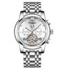 Top Brand New Classic Tourbillon Swiss Men's Mechanical Watch Calendar Fully Automatic Waterproof Multifunctional Hollow Luminous Aggressive Watch