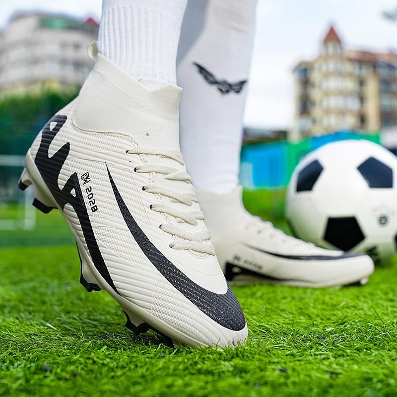 Assassin 15 Children's High Top Football Shoes Men's Youth Adult Long Shattered Nails Training Sneakers