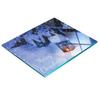 Durable and Stylish Glass Kitchen Board with Merry Christmas Pattern 60x52 Cm