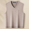 MONTAGUT Men's Pure Wool V-Neck Vest