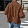 Women's Shirt Color Long Sleeved Jacket