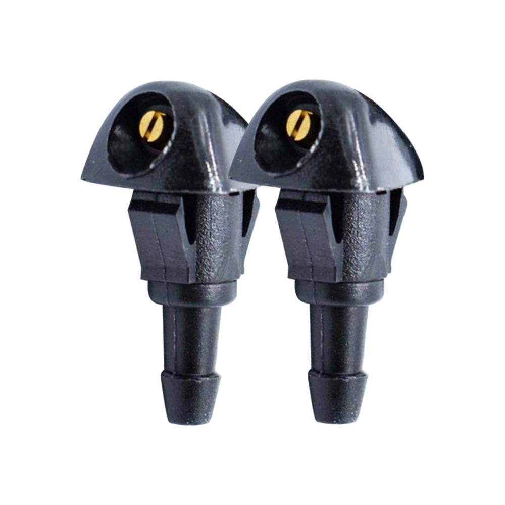 2Pcs 76810-SEA-A01 Front Windshield Wiper Water Spray Jet For Honda Civic Fit Jazz CR-V Accord Prelude Shuttle Washer Nozzles