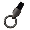 Leather Keychain Ergonomic Grip Design Metal Keyring Accessory for Daily Carry Metal Construction Key Holder