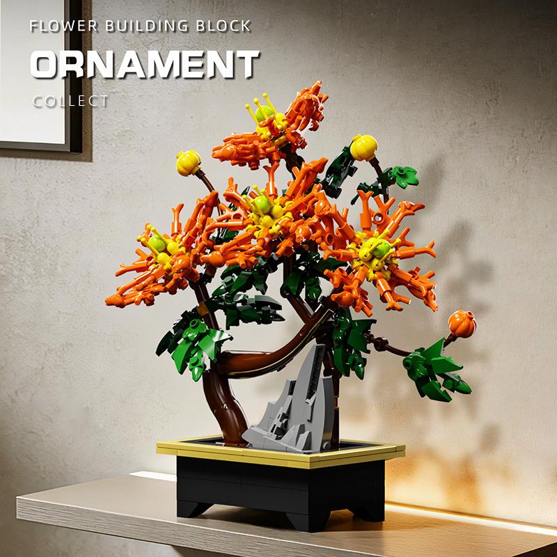 [450Pcs] Fantasy Creature First-Class Claw Premium-Quality Plant Premium-Quality Building-Set High-Standard Block Premium-Quality Model 14+