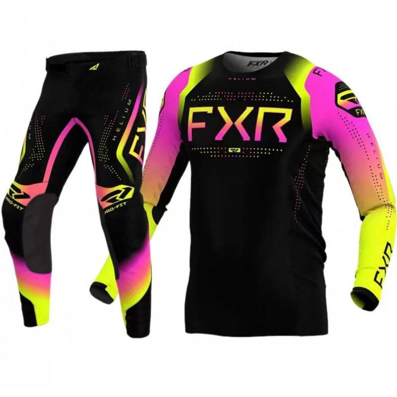Schnelltrocknendes Radtrikot-Set Atmungsaktive Performance-Kleidung Mountainbike Downhill Racing Unisex