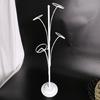 Baseball Cap Rack with 5 Round Standing Hooks Stable Base Hat Display Holder
