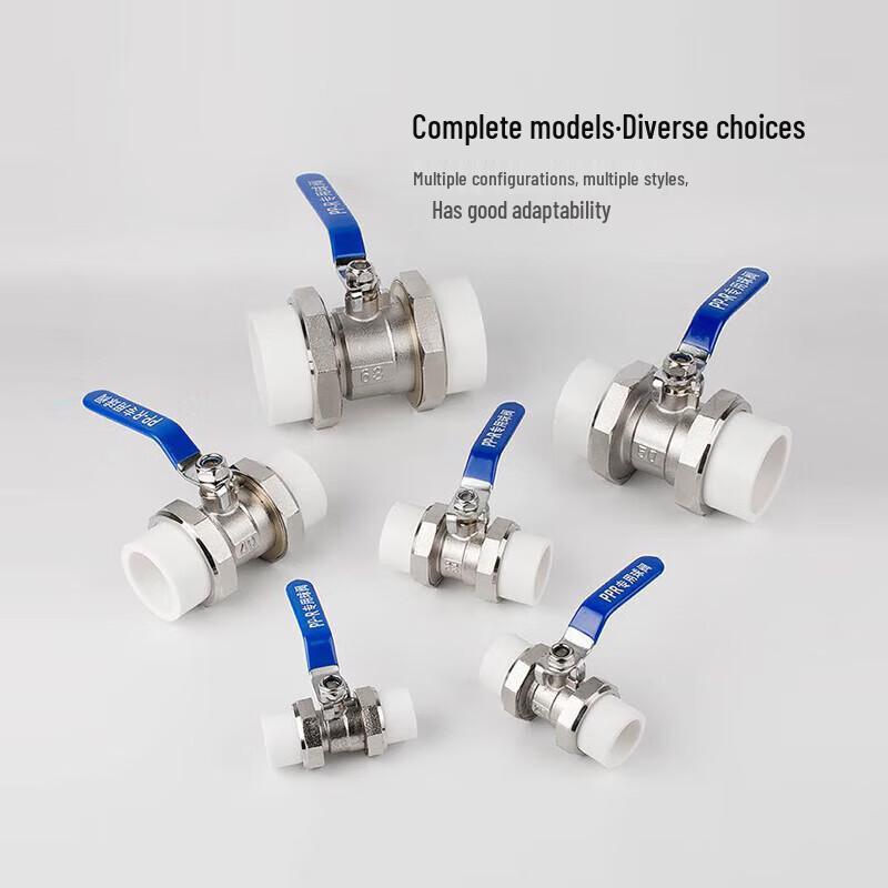 PPR Double Union Brass Ball Valve