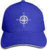 Unisex Nautical Sailing Compass Baseball Cap Adjustable Hat for Unisex and Women