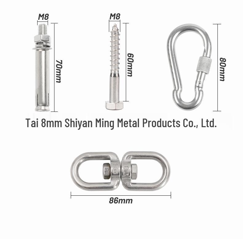 304 Stainless Steel Ceiling Mount for Aerial Yoga Hammocks and Hanging Chairs