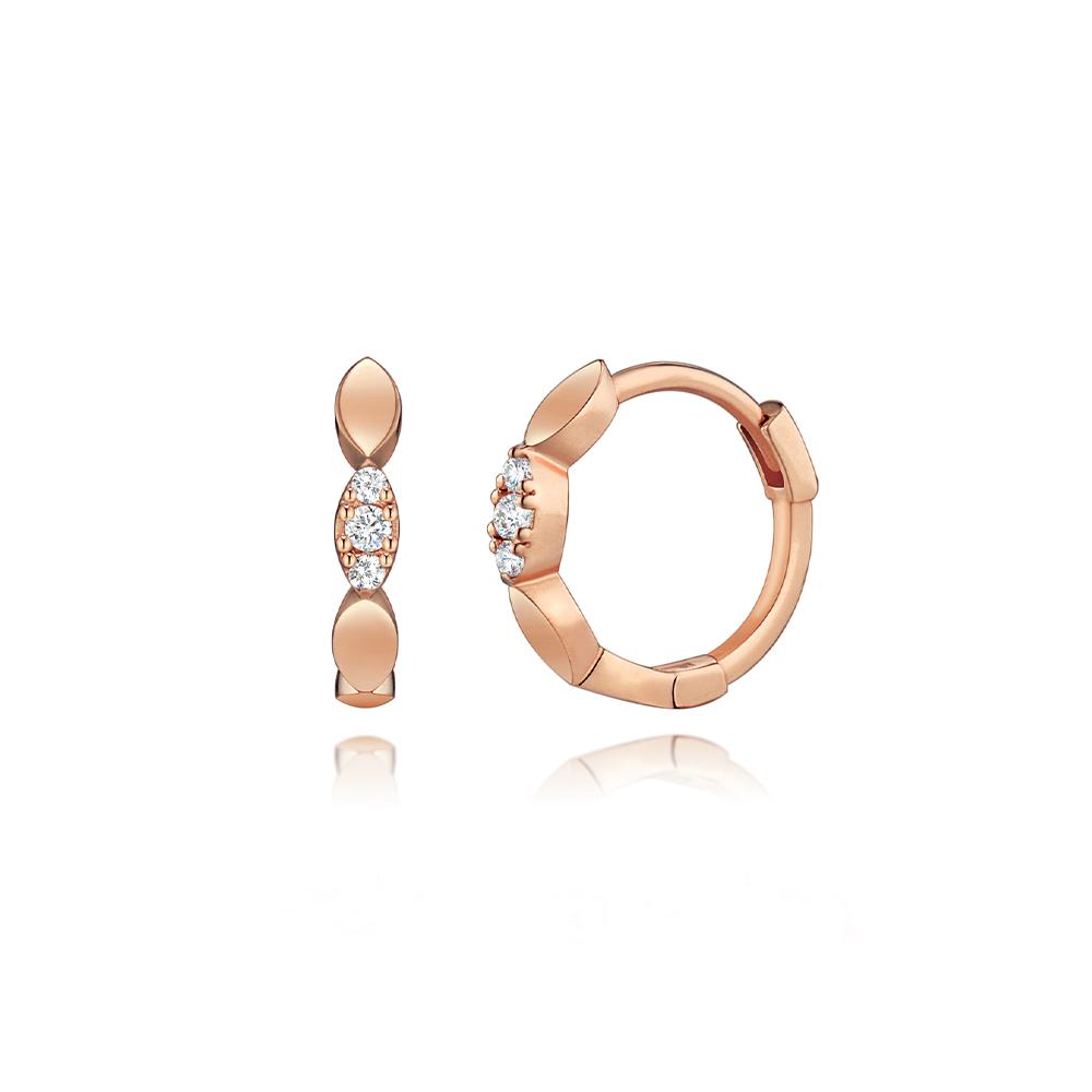 Roseedor Petit Frizzlier One-Touch Earrings_250100364