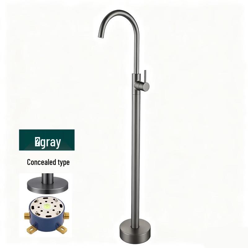 TLXT Bathroom Wall-Mounted Bathtub Faucet