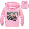 Fortnite Kids Hoodie Boys Girls Jumper Sweatshirt Pullover Jumpsuit With Comfortable Cotton Blend Fabric
