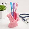 Medical Staff Gift Nurse Uniform Pen Holder, 3D Printed Theme Desk Organizer for Doctor Holder Pens Makeup Brushes Small Stationery, Decorative Female