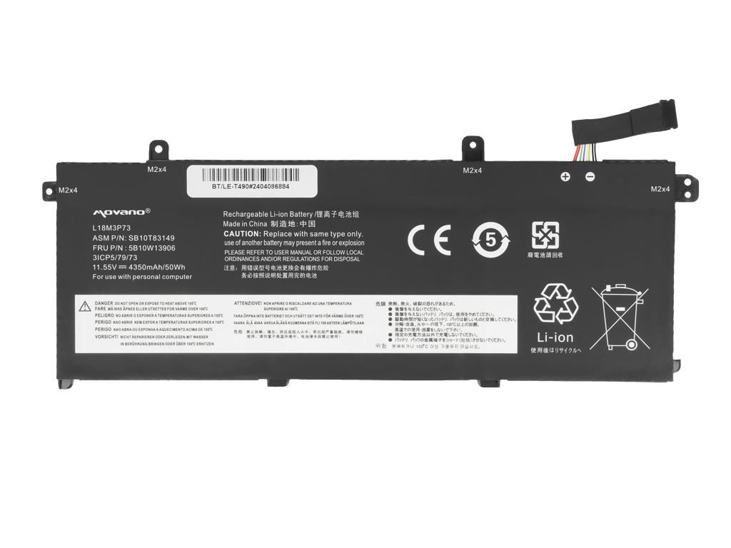 Baterie L18M3P73 pro Lenovo ThinkPad T490 T495 P43s P14s