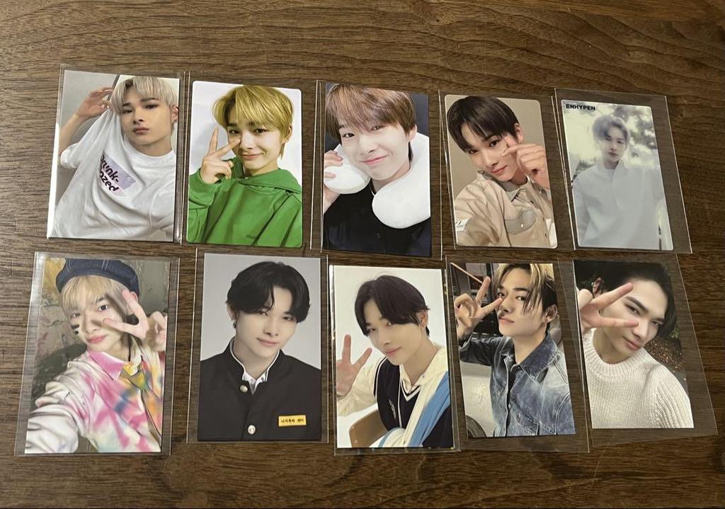 [USED] ENHYPEN Anniversary 1st, 2nd, 3rd, and 4th Anniversary Niki Apparel Trading Card Rare Bonus