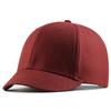 Men Short Bill Brim Baseball Caps Big Head Large Size Wool Hats Male Plus Sizes Felt Canvas Snapback Hat 55-60cm 60-65cm