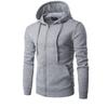 Unisex Solid Color Fleece Hoodie Cardigan - Autumn/Winter Zipper Sweatshirt, 15 Colors Available