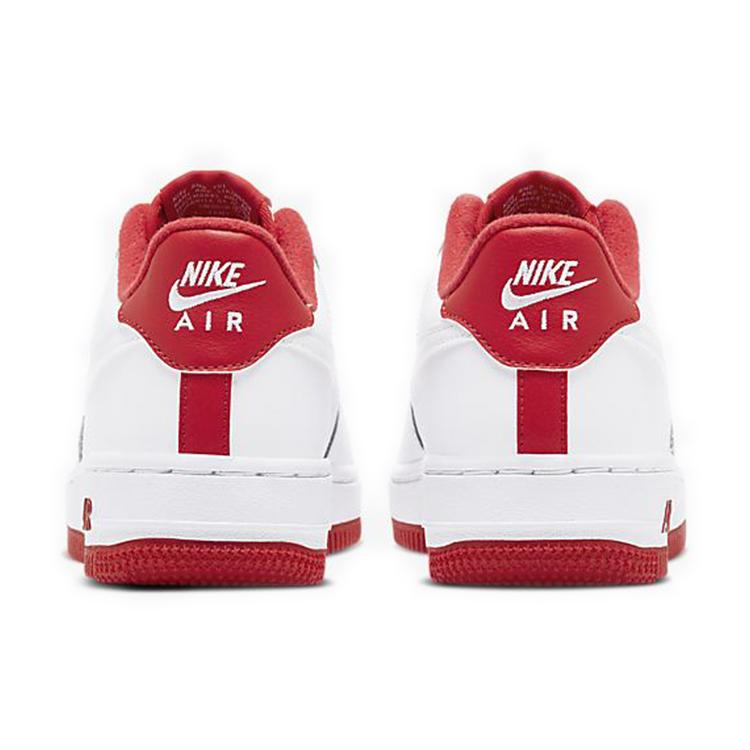 Nike Air Force 1 Bianca Rosso Universitario GS CD6915-101