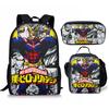 My Hero Academy Backpack Three Piece Set My Hero Academy Shoulder Bag Pencil Case Backpack