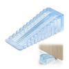 1Pc Safety Door Stop Block Wedge Stop Door Stopper Home Office Reusable Door Rear Retainer Impact Stopper Rubber Stops No Drill