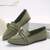 2024 Breathable Lightweight Slip-on Fashion Shoes with Bow, Pointed Toe, and Plus Size Options