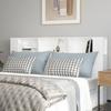 VidaXL Headboard Cabinet White 180x18.5x104.5 Cm 811943