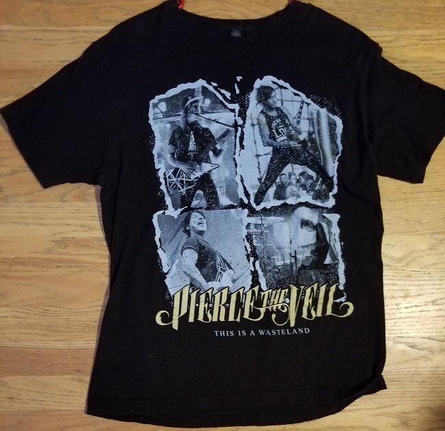 Редкая PIERCE THE VEIL Унисекс Мужская Все Размеры 9D291 Унисекс Футболка XXXL