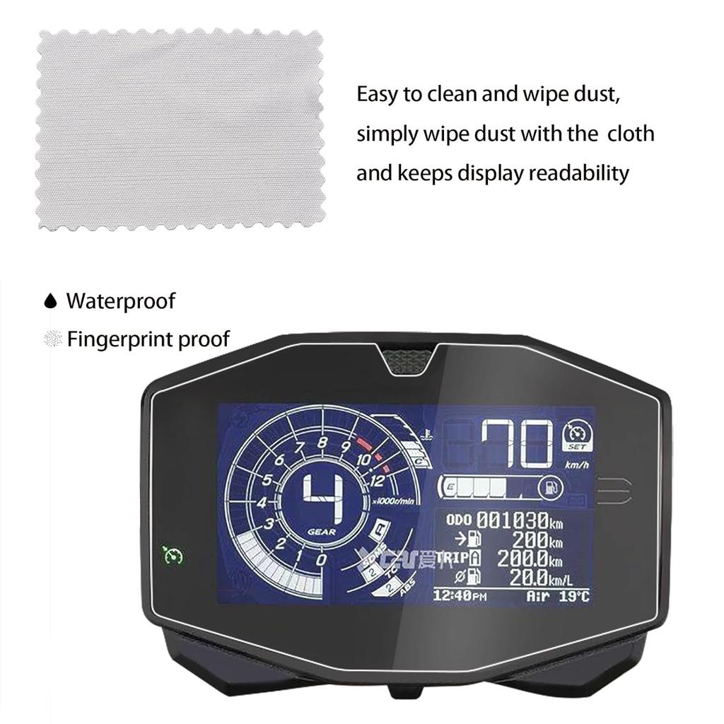 Instrumentenfolie Armaturenbrett Displayschutz Ersatz für Suzuki GSXR1000 GSX-R 1000 2019-2021 GSX-S1000 2022 V-Strom 1050XT 2020 Kombiinstrument
