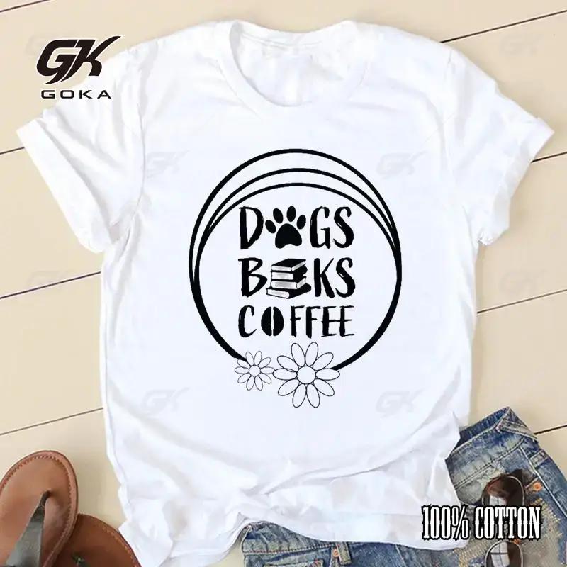 Women Cotton T shirt Dog Paw 90s Trend Ladies Fashion Clothing Short Sleeve Cartoon Clothes Vintage Female Tees Graphic T shirts