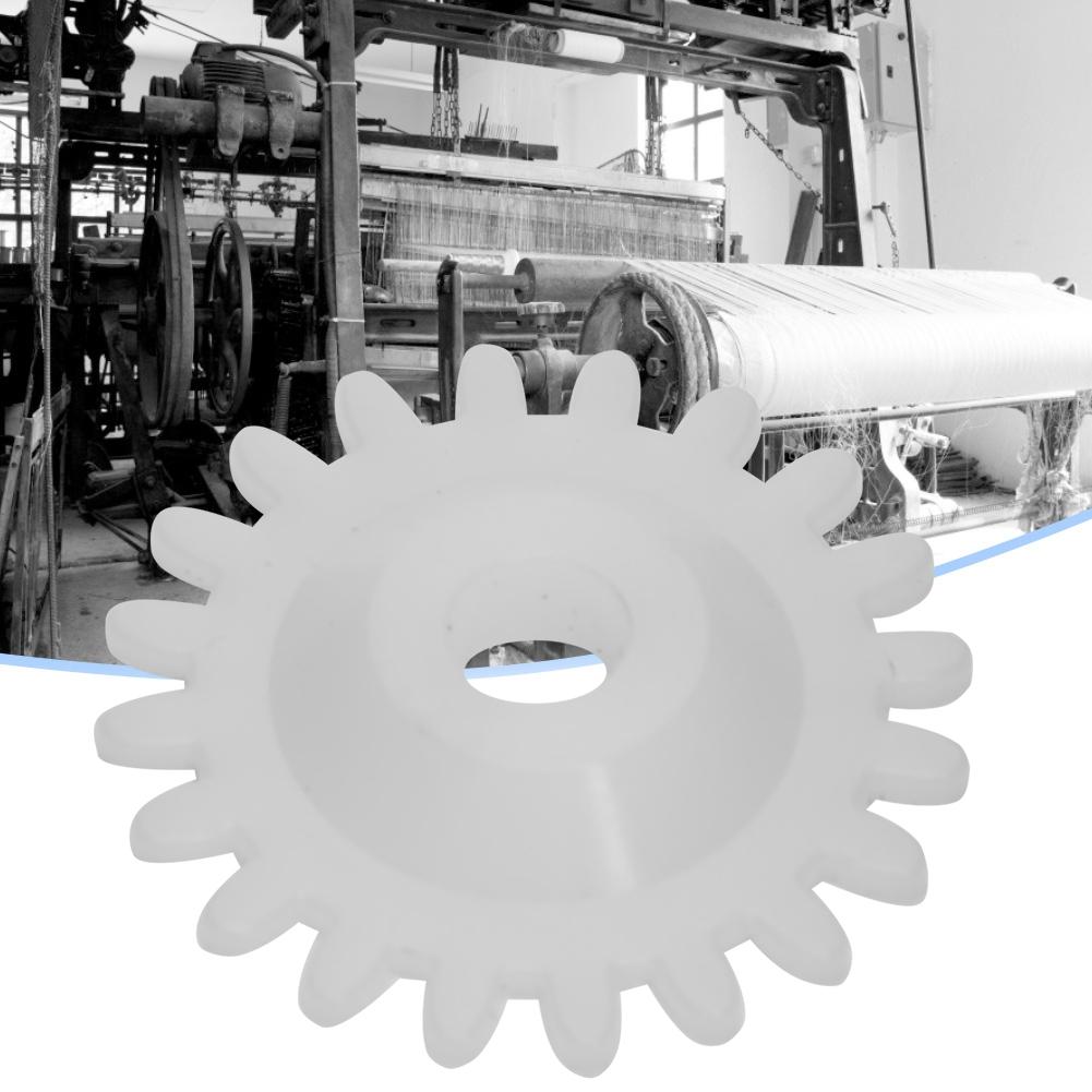 5 Pcs White Plastic Gear Knitting Machine Replacement Accessory Fit for Silver Reed