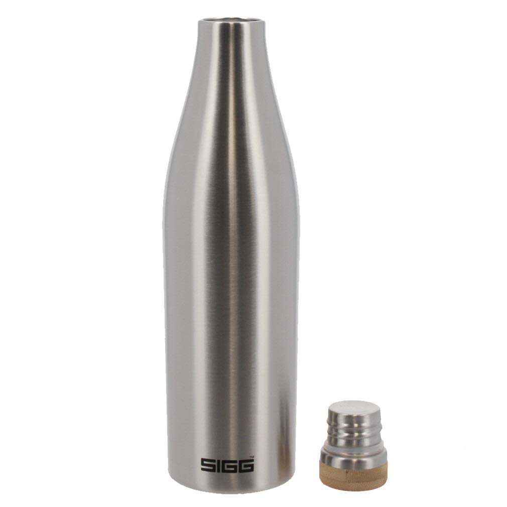 Venkovní láhev na vodu SIGG s funkcí izolace proti chladu a teplu, nerezová láhev Meridian Brushed 50323 0,5 l